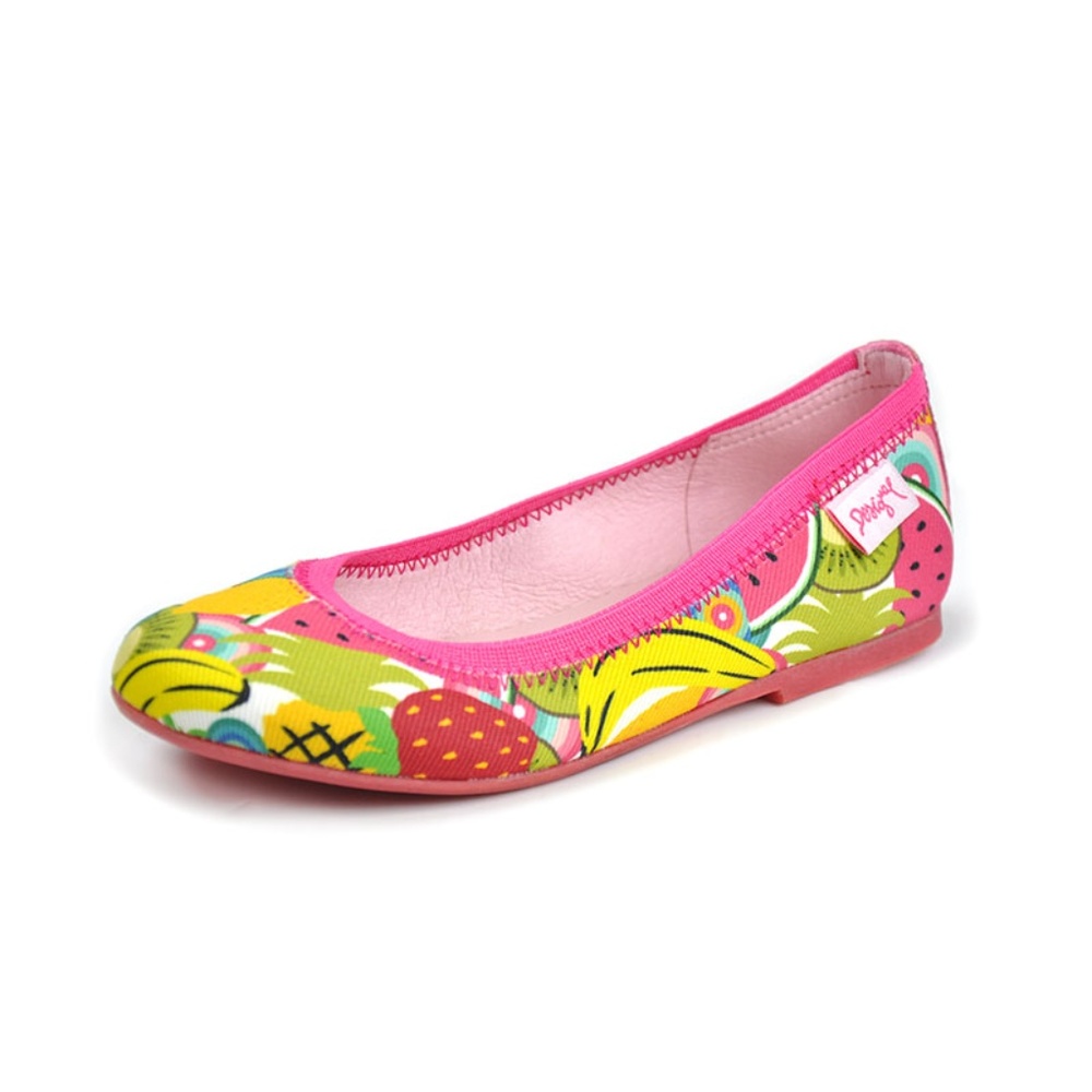Desigual Kids Flat Multi Colored Ballerina Shoes